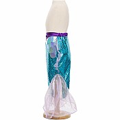 Great Pretenders Mermaid Glimmer Skirt with Tiara, Lilac/Blue, Size 5-6