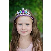 Great Pretenders Mermaid Glimmer Skirt with Tiara, Lilac/Blue, Size 5-6