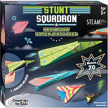 Stunt Squadron - Neon Glow Paper Airplanes