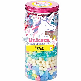 Bead Jewelry Jar - Unicorn