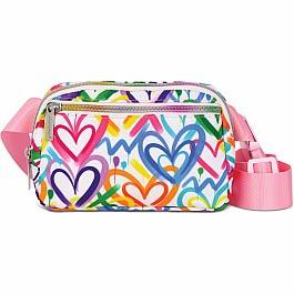 Corey Paige Hearts Belt Bag