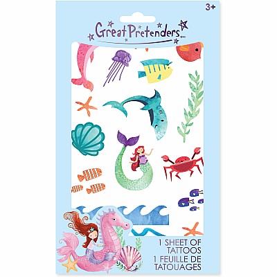 Great Pretenders Mermaid Temporary Tattoos