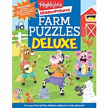 Highlights Hidden Pictures Farm Puzzles Deluxe
