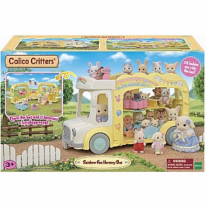 Calico Critters Rainbow Fun Nursery Bus