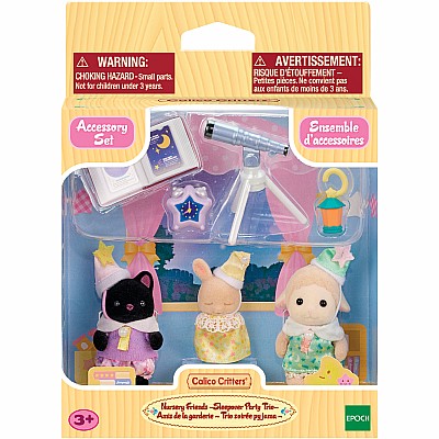 Calico Critters Nursery Friends - Sleepover Party Trio