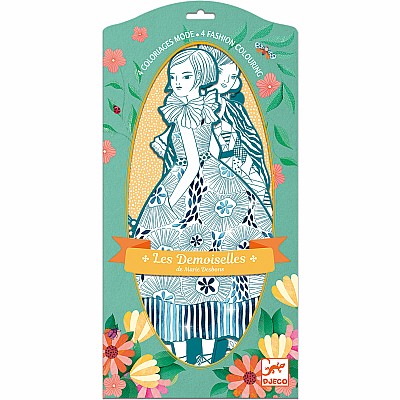 Les Demoiselles Fashion Colouring Paper Dolls (assorted)