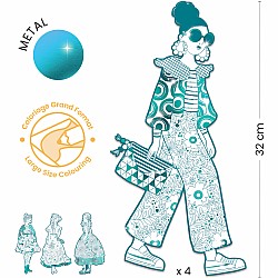 Les Demoiselles Fashion Colouring Paper Dolls (assorted)