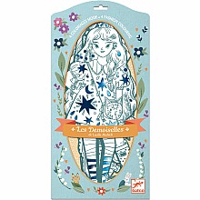 Les Demoiselles Fashion Colouring Paper Dolls (assorted)