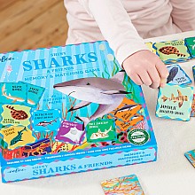 Shiny Sharks & Friends Memory & Matching Game