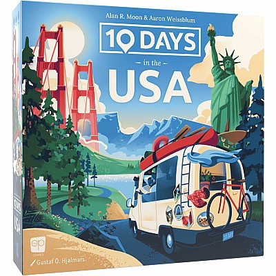 10 Days in the USA Board Game