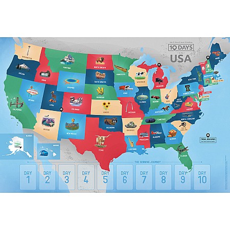 10 Days in the USA Board Game