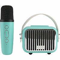 Pocket Karaoke Speaker and Microphone Combo - Teal Edition