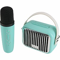 Pocket Karaoke Speaker and Microphone Combo - Teal Edition