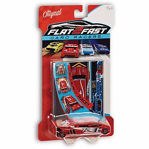 Flat 2 Fast Card Racers ( Red )