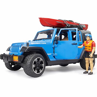 Bruder Jeep Wrangler Rubicon with Kayak & Figure