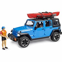 Bruder Jeep Wrangler Rubicon with Kayak & Figure