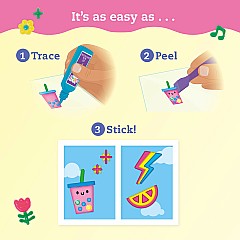 KLUTZ Paint & Peel Jelly Stickers: Glitter Goals!