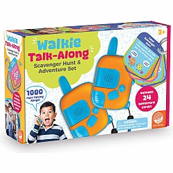 Walkie Talk-Along Scavenger Hunt & Adventure Set