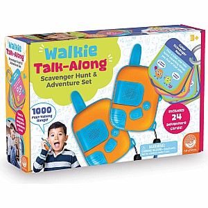 Walkie Talk-Along Scavenger Hunt & Adventure Set