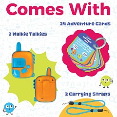 Walkie Talk-Along Scavenger Hunt & Adventure Set