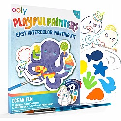 Playful Painters Easy Watercolor Painting - Ocean Fun