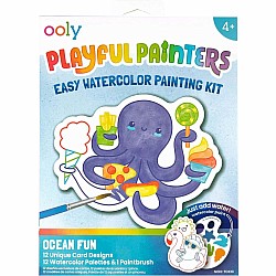 Playful Painters Easy Watercolor Painting - Ocean Fun