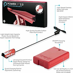 POWERUP 2.0 Electric Paper Airplane Kit - Red
