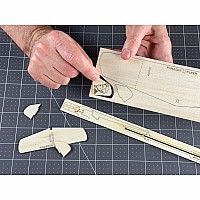 POWERUP Faraday Electric Powered Balsa Wood Airplane Kit