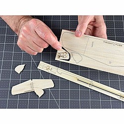 POWERUP Faraday Electric Powered Balsa Wood Airplane Kit