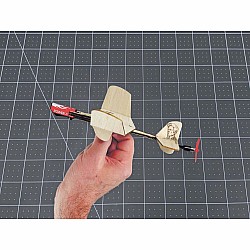 POWERUP Faraday Electric Powered Balsa Wood Airplane Kit