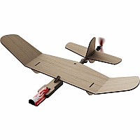POWERUP Faraday Electric Powered Balsa Wood Airplane Kit