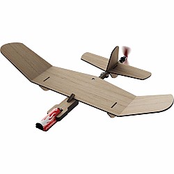 POWERUP Faraday Electric Powered Balsa Wood Airplane Kit