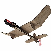 POWERUP Faraday Electric Powered Balsa Wood Airplane Kit