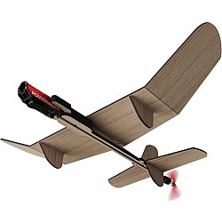 POWERUP Faraday Electric Powered Balsa Wood Airplane Kit