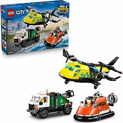 CITY Mix & Match Airplane, Service Truck and Hovercraft Remix
