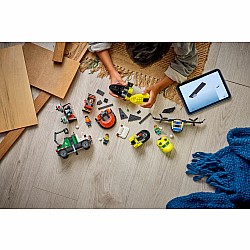 CITY Mix & Match Airplane, Service Truck and Hovercraft Remix