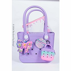 Beach Tote Bag with Charms - Bowtiful