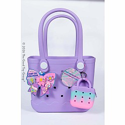 Beach Tote Bag with Charms - Bowtiful