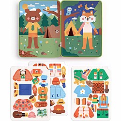 Mudpuppy Happy Camper Magnetic Play Set