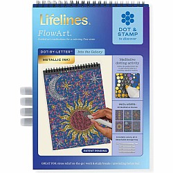 Lifelines FlowArt Dot-By-Letter Metallic Ink - Into the Galaxy