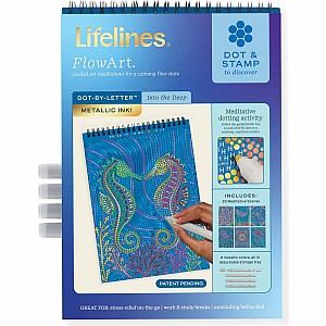 Lifelines FlowArt Dot-By-Letter Metallic Ink - Into the Deep