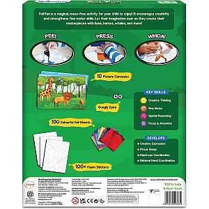 Peel & Press Foil Fun Art Kit - World of Animals