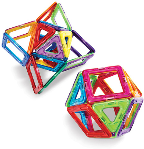 magnetic squares and triangles toys
