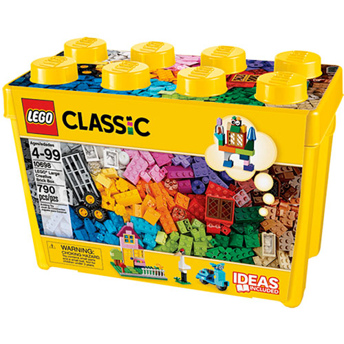 400 Stück Classic Large Creative Brick Box Build Creative Toys Kinderbausatz 