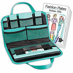 FASHION PLATES DESIGN SET Clothing Designer DELUXE PLAY KIT case Toy BOX for sale online 