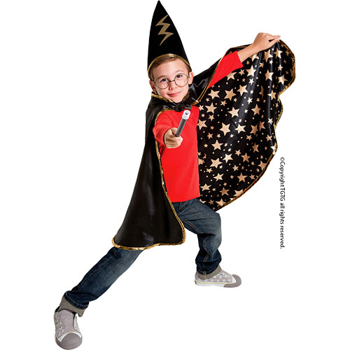 Great Pretenders Reversible Wizard Cape with Hat - Imagine That Toys
