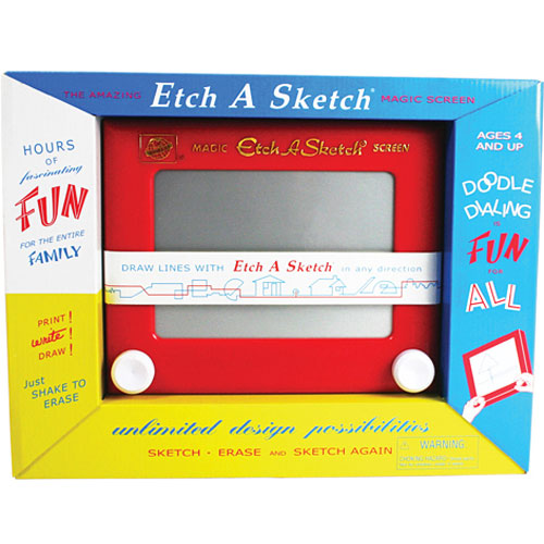 Vintage Etch-A-Sketch and other old-school toys from Ohio Arts