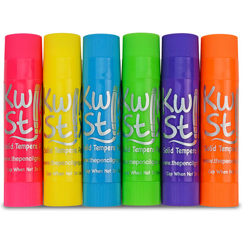 Kwik Stix Tempera Paint Sticks 6 Neon Colors Smart Kids Toys