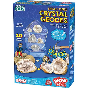 Wow in the World: Break-Open Crystal Geodes