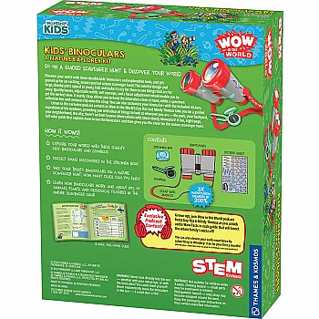 Wow in the World: Kids' Binoculars & Nature Explorer Kit